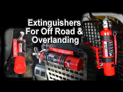 Vehicle Fire Extinguishers: What Type is Best/Ways to Mount/How to Use
