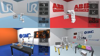 Unity3D Industrial Robotics (Digital-Twin Application)