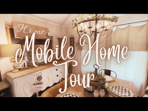 DOUBLEWIDE mobile home tour updated home tour