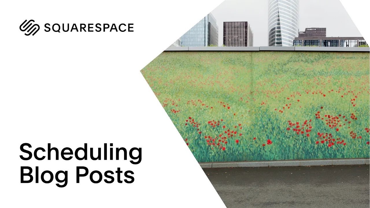Scheduling Blog Posts Tutorial | Squarespace 7.0