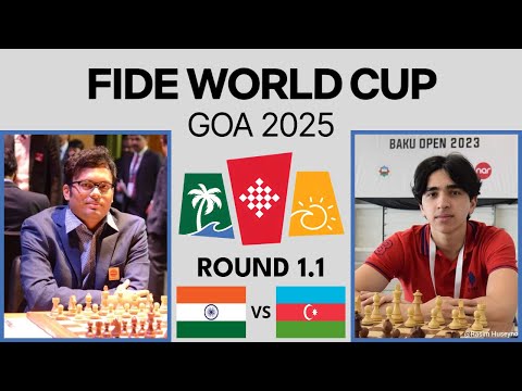 Surya Shekhar Ganguly vs Ahmad Ahmadzada | FIDE World Cup 2025 | Round 1.1