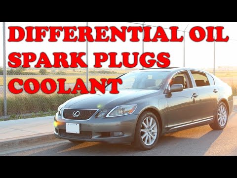 Lexus Spark Plugs, Differential fluid and Coolant Replacement | ASMR |