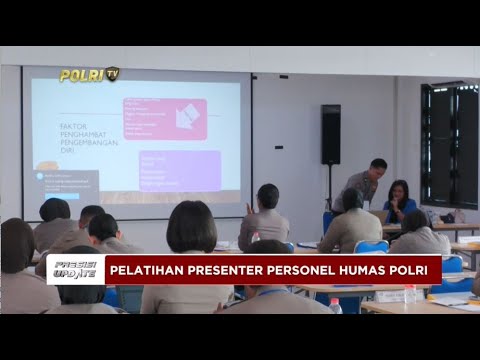 PRESISI UPDATE: PERSONEL HUMAS POLRI PRAKTIK PRESENTER GUNA MENUNJANG TUGAS KEHUMASAN 15/07/24 20.00