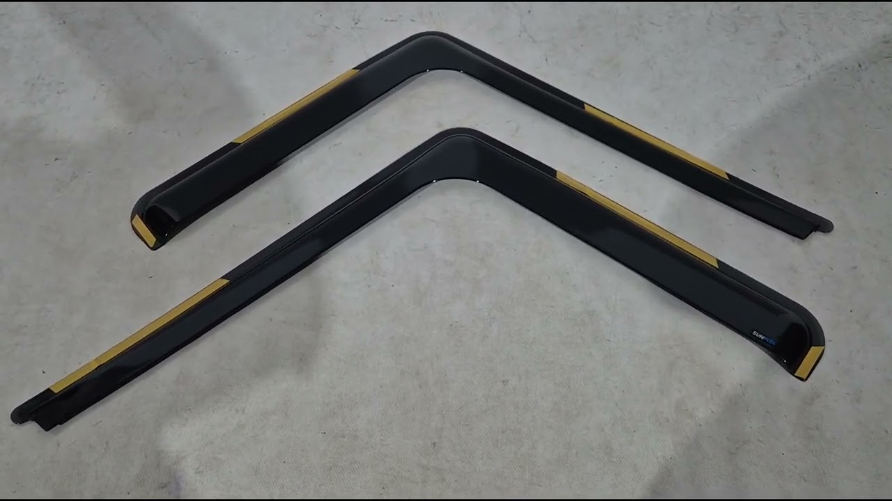 Volkswagen LT 1995-2006 гг. Ветровики Sunplex (2 шт) Video 1