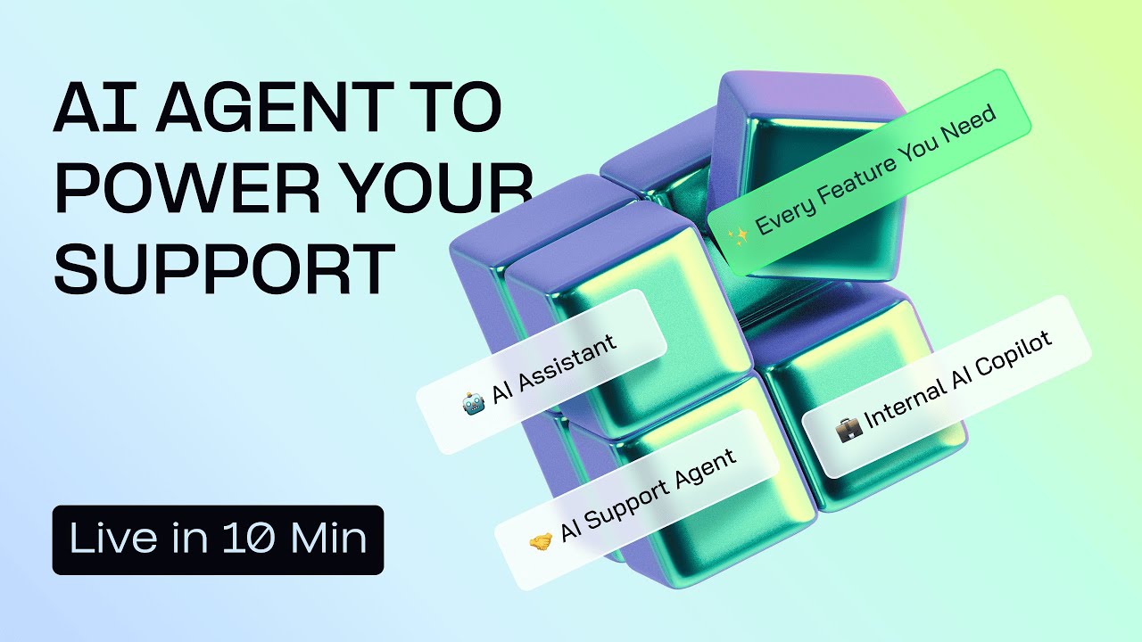 AI Agent for Support — Cut Costs, Boost CX, Go Live in 10 Minutes. No AI Response Limits video thumbnail