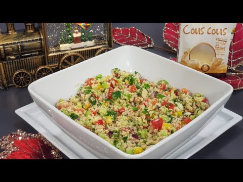 Sallatë me kus kus dhe perime të freskëta nga zonja Vjollca