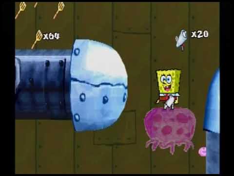 SpongeBob SquarePants: SuperSponge (PS1): Ch. 5- Oil Rig (Walkthrough)