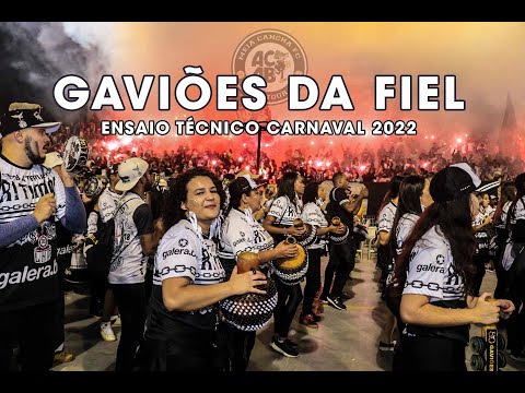 Último ensaio técnico dos Gaviões da Fiel antes do desfile de 2022