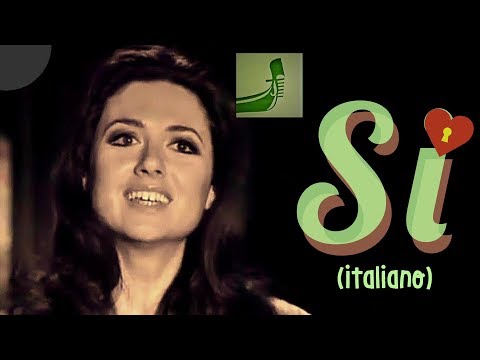 GIGLIOLA CINQUETTI: "SI" (Italian) Official Preview EUROVISION 1974 German TV Broadcast (⬇️Lyrics*)