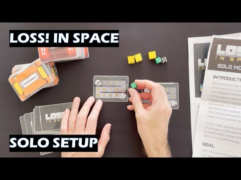 Setting up for solo play of the Chase variant