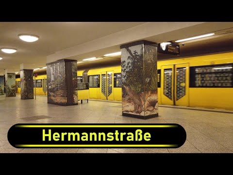 U-Bahn Station Hermannstraße - Berlin 🇩🇪 - Walkthrough 🚶
