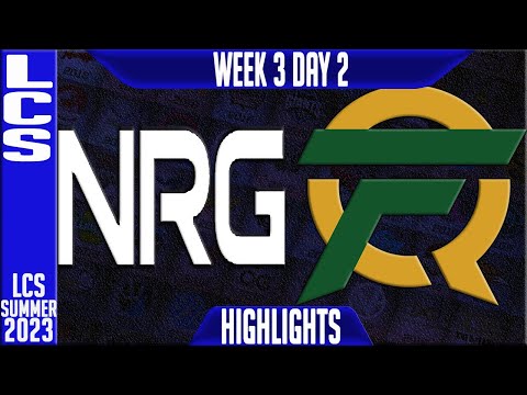 NRG vs FLY Highlights | LCS Summer 2023 W3D2 | NRG Esports vs FlyQuest