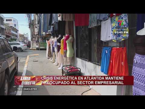 Crisis energética en Atlántida mantiene preocupado al sector empresarial.