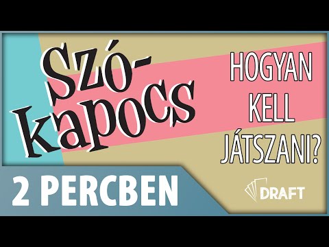 2 Percben // A Szókapocs Játékszabályainak Alapjai - :: DRAFT :: Társasjáték vlog