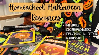 Homeschool Halloween Resources: Unit Studies and Halloween Books