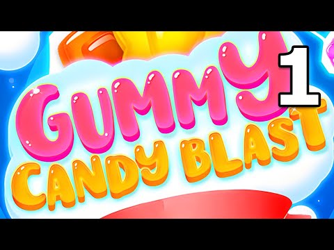 Gummy Candy Blast Fun Match 3 Gameplay Walkthrough Part 1 | iOS, Android, Puzzle Game