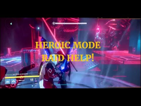 Destiny - HEROIC MODE RAID HELP!! | AKSIS CHALLENGE MODE Tutorial : LIVESTREAM