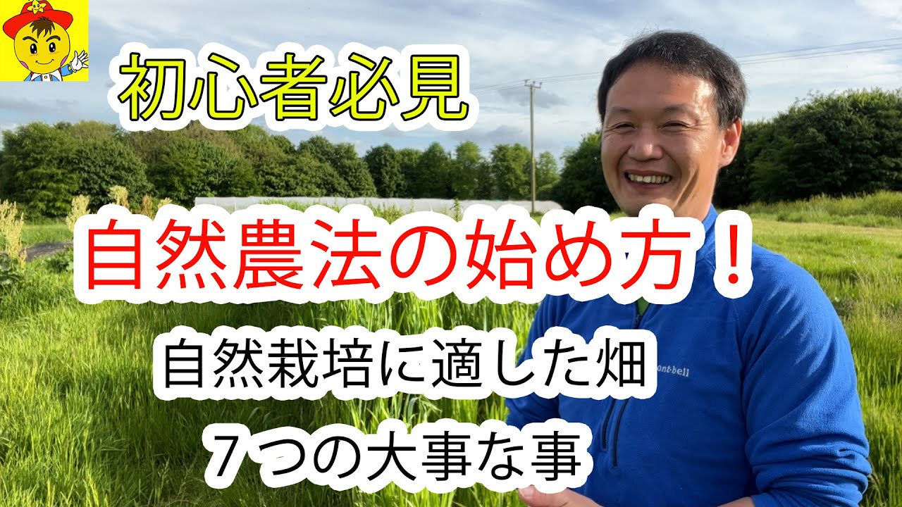 自然農法の畑選びと畝立ての極意