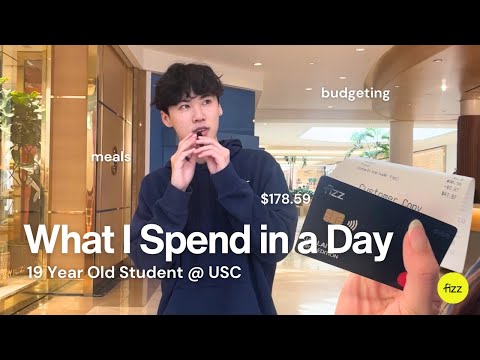 What I Spend in a Day as a 19 Year Old College Student @ USC