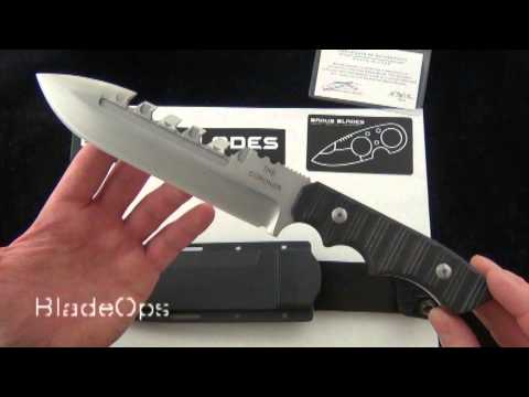 Brous Blades Coroner Fixed Blade Demo by BladeOps