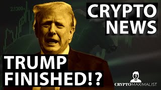 CRYPTO NEWS TODAY... DONALD TRUMP IS FINISHED?! COINBASE IS DIVERSIFYING...