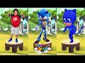 Tag with Ryan vs Sonic Dash - Catboy PJ Masks vs Movie Sonic vs Ryan Kaji vs All Bosses Zazz Eggman