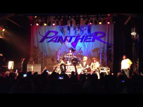 Steel Panther w/ GLEN SOBEL (Alice Cooper) Hot For Teacher--Drum Solo 9-9-13 HOB