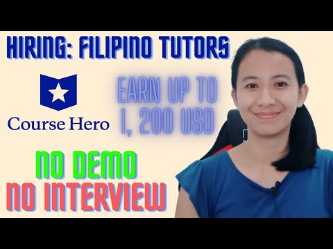 Course Hero I Hiring College Students and Graduates I Teach With Your Phone