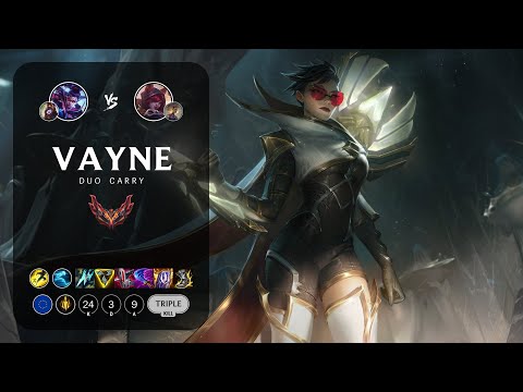 Vayne ADC vs Xayah - EUW Grandmaster Patch 13.16