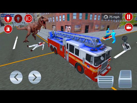 Real Fire Truck Driving Simulator 2022 - Fire Fighting Fireman Job - Android GamePlay #22