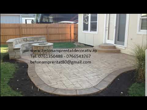 Beton Amprentat Gruni -Timiș Tel.0761350488 -0766543767