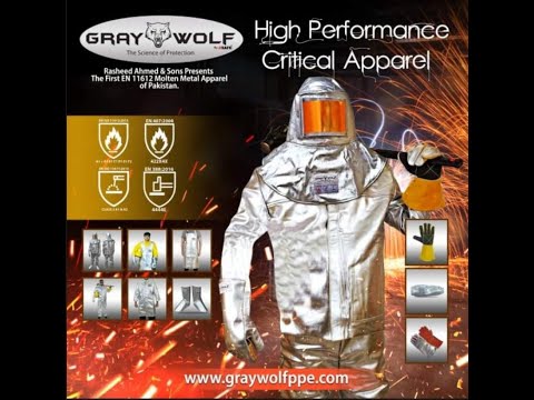 Polycotton hot oil steam splash suit