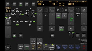 Touch Portal Page FCU and EFIS for FBWA32NX 2 video