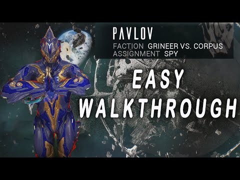 Warframe: Spy Mission | Lua- Pavlov | Easy Walkthrough