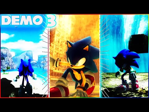 Sonic P-06 Demo 3 - All New Stages Mach Speed Sections in Demo 3 with Sonic | Sonic 2006 PC