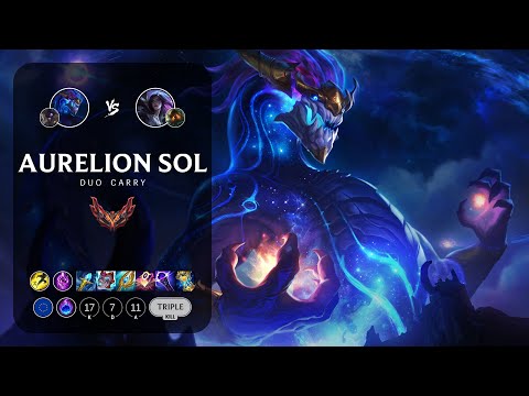 Aurelion Sol Carry vs Kai'Sa - EUW Grandmaster Patch 13.16