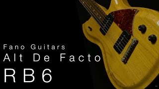 Video thumbnail for Fano Guitars Alt De Facto RB6  •  Wildwood Guitars Overview by Wildwood Guitars