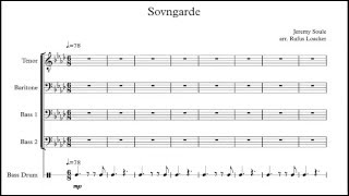 TESV Skyrim - Sovngarde (scrolling sheet + pdf download)