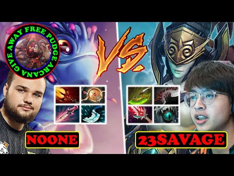 23SAVAGE VS NOONE NAGA SIREN VS PUCK LAST OF 23'S EU TRIP EPIC BATTLE | DOTA2ORBS