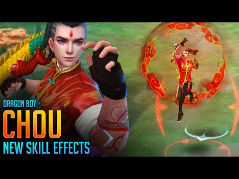 Chou Dragon Boy Reworked Skill Effects and Animations Mobile Legends Bang Bang