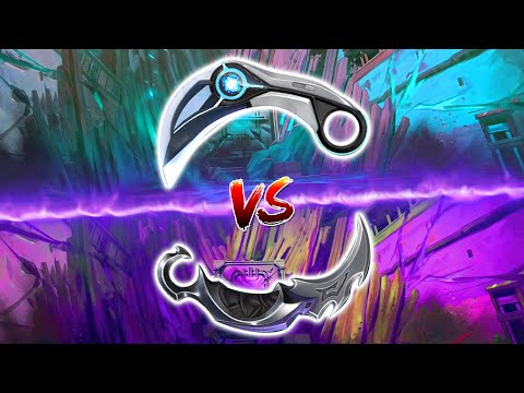 ION KARAMBIT VS REAVER KARAMBIT - VALORANT BEST KNIFE SKINS