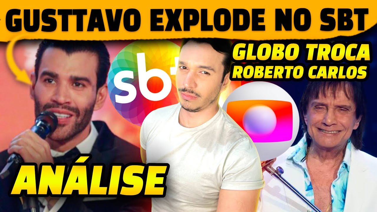 🚨 Gusttavo Lima explode no SBT + Datena aprova Marçal no SBT + Glogo substitui Roberto Carlos