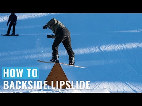 Cноуборд How To Backside Lipslide On A Snowboard