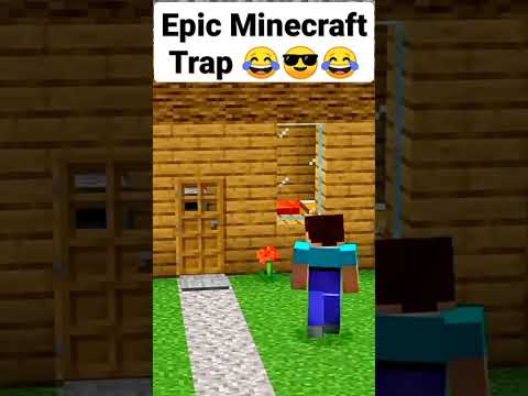 Yash Crafts 🎨 - Epic Minecraft Trap | minecraft shorts | Minecraft troll builds | minecraft funny shorts | minecraft