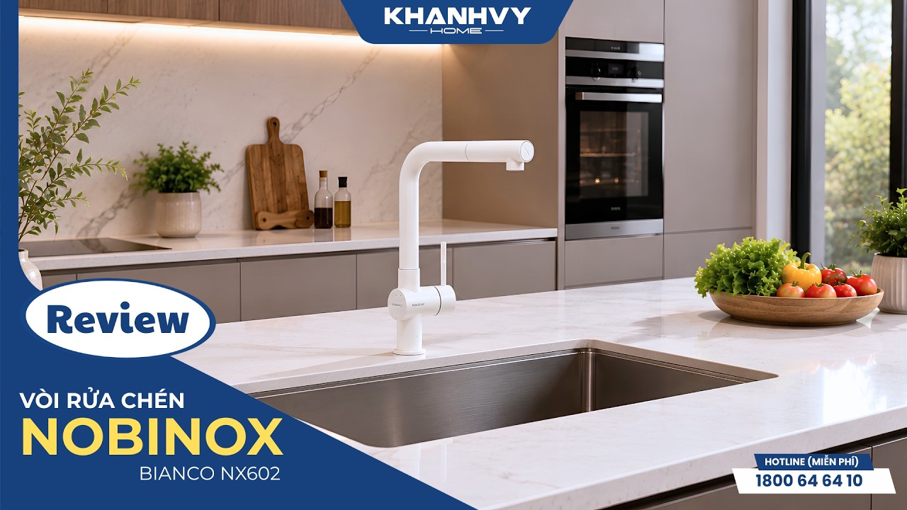 Vòi rửa chén Nobinox BIANCO NX602
