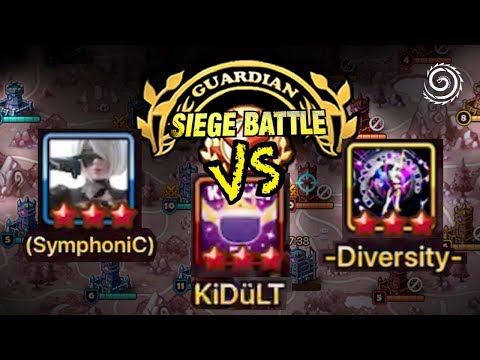 Guardian Siege Battle vs Kidult & Diversity - Summoners War