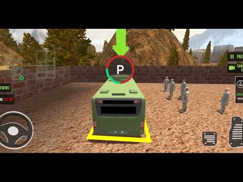 US Army Bus Driving Simulator 3D - Offroad Transport Soldiers Duty Driver | Android GamePlay