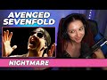 Avenged Sevenfold - Nightmare | First Time Reaction