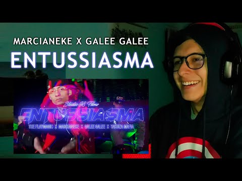 Marcianeke ft GaleeGalee - ENTUSSIASMA | REACCIÓN 🇨🇱