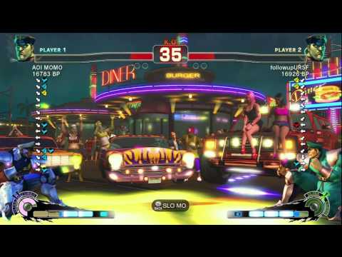 AOI MOMO [Bison] vs followupURSF [Bison] SSF4 Japanese Online Ranked Matches - TRUE-HD